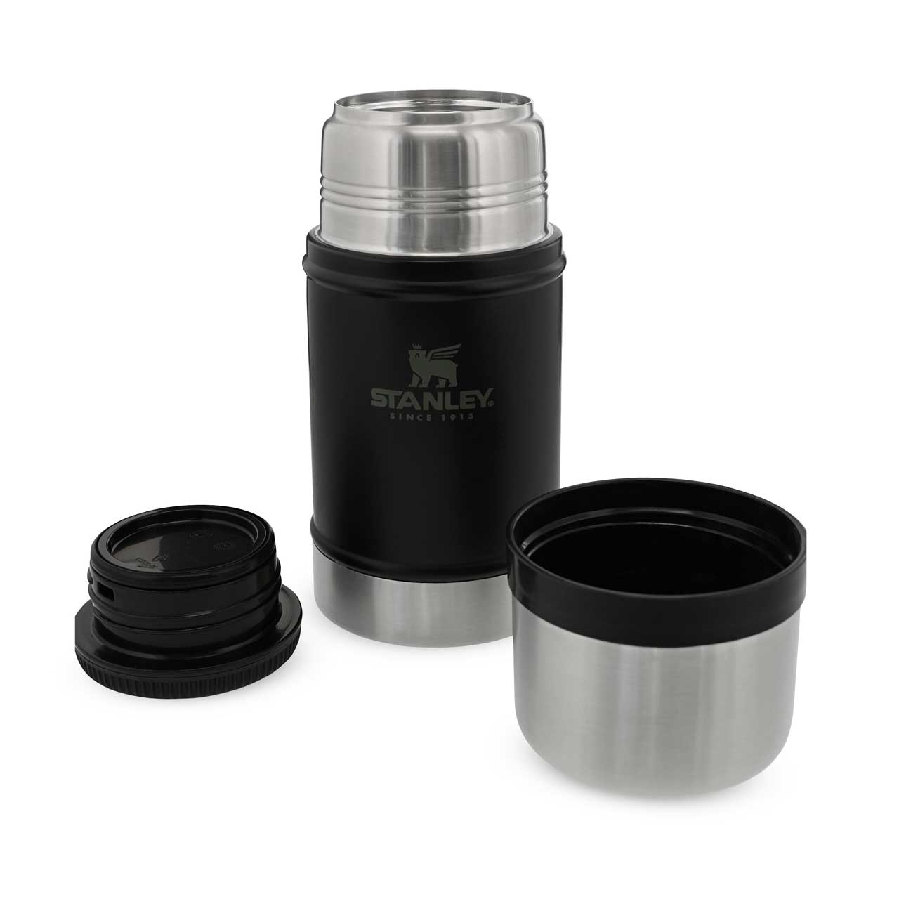 Stanley Classic Food Jar 0,7 L bietet ein Fassungsvolumen von 0,7L ist Spülmaschinenfest und Doppelwandig Isoliert.