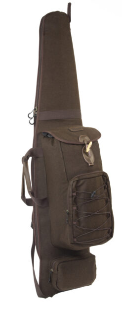 Das Rucksackfutteral ist mit 130cm perfekt für Waffen mit Schalldämpfer geeignet. der Rucksack hat 12L Volumen und einen Bummizug auf der Oberseite zum befestigen von zb. Kleidung.