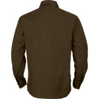 haerkila-hemdjacke-eirik-wendbar (2) Eine Härkila Hemdjacke Eirik in Karomuster zum Wenden mit langen Ärmeln, Brusttasche und Druckknopfleiste. Bild auf weißem Hintergrund.