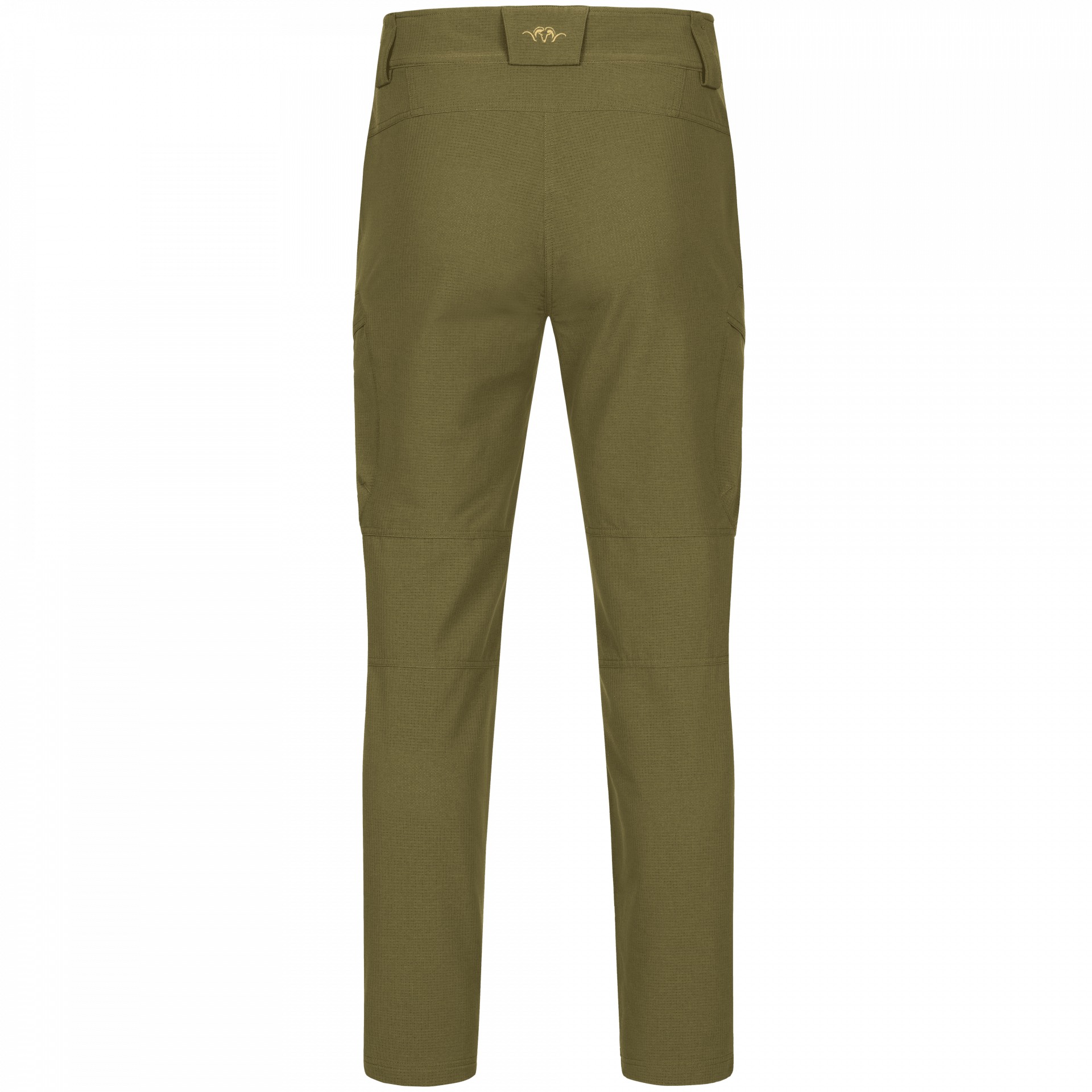 Die Blaser Herren Jagdhose AirFlow in der Farbe dunkel oliv besteht aus leichtem und hoch atmungsaktivem Stoff. Vorgeformte Kniebereiche und viele Taschen.