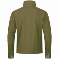 blaser-herren-stretch-jagdjacke-alpha Die Blaser Herren Stretch Jagdjacke Alpha in dunkeloliv aus geräuscharmen und sehr leichtem POLARTEC Stretch Material. Atmungsaktiv, wasser- und winddicht mit vielseitigen Taschen. Bild auf weißem Hintergrund.